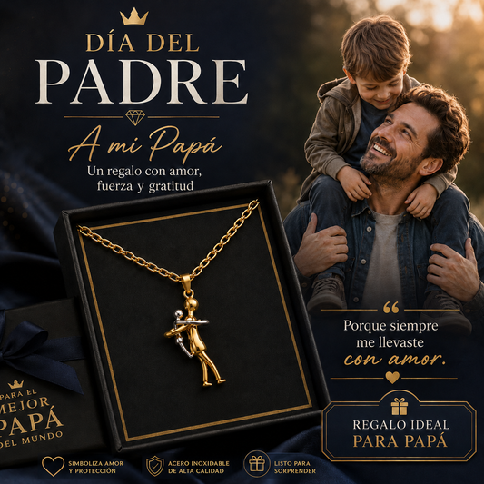 Collar abrazo Papá e hijo
