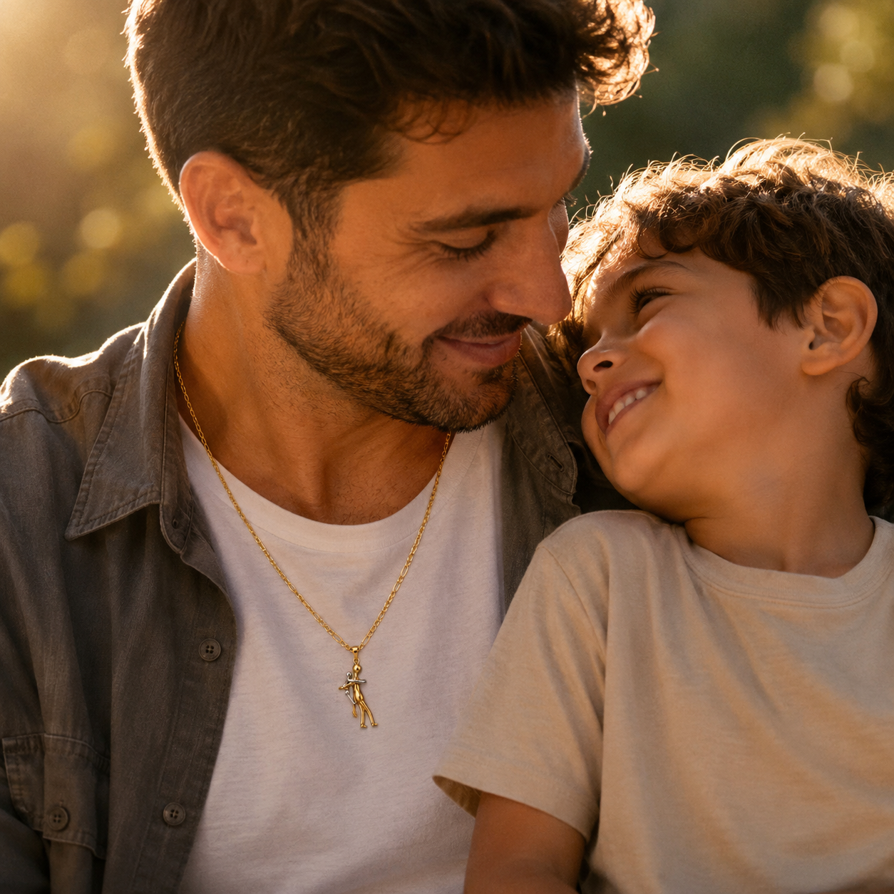 Collar abrazo Papá e hijo