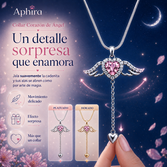Collar corazón de ángel