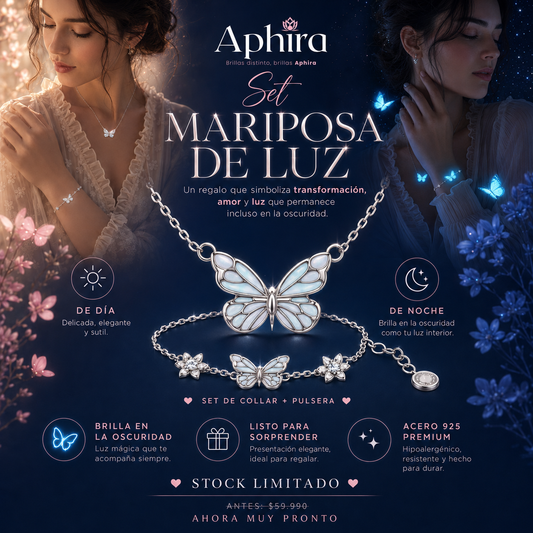 Set mariposas de luz