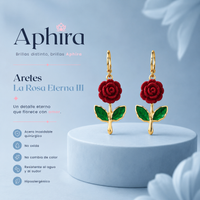 Aretes la rosa eterna III