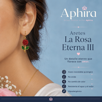 Aretes la rosa eterna III