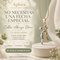 Collar abrazo eterno + ANILLO GRATIS