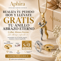 Collar abrazo eterno + ANILLO GRATIS