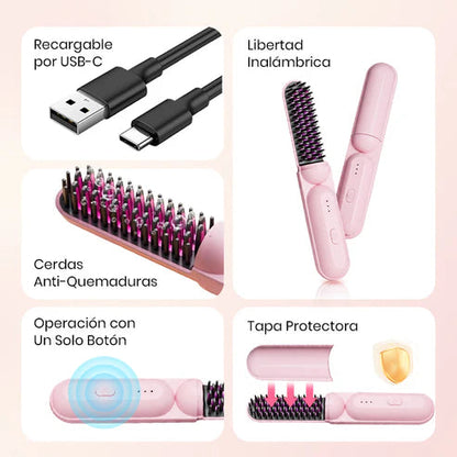 Cepillo alisador portátil