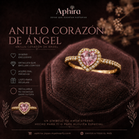 Anillo corazón de ángel