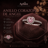 Anillo corazón de ángel